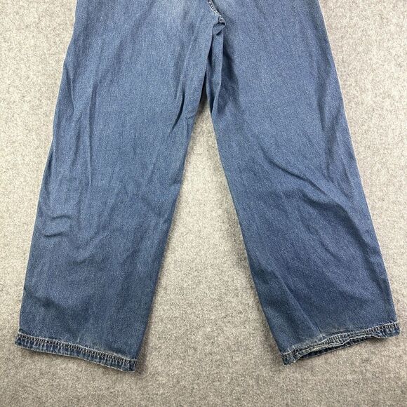VTG Pepe Bareback Jeans Womens 29 Wide Leg High Rise 90s Y2K Grunge Made in USA* - Picture 6 of 16